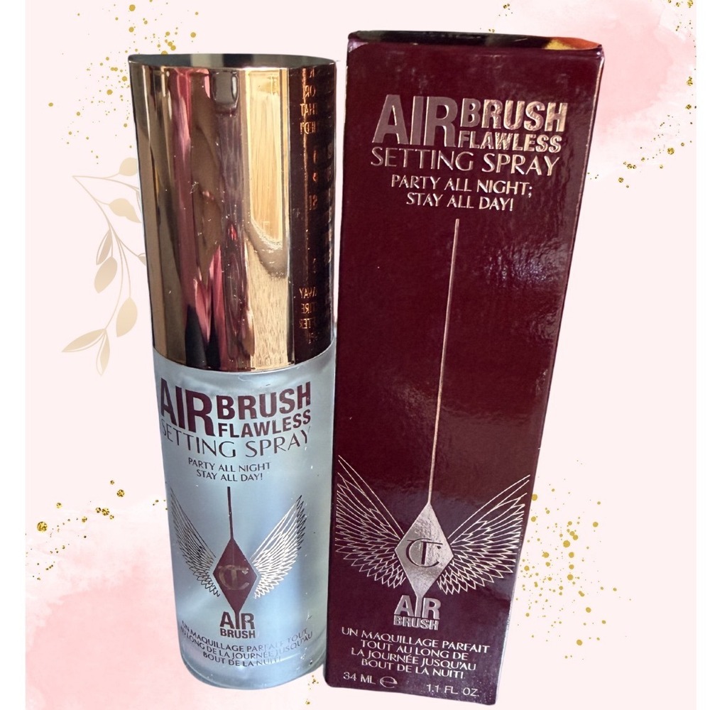 *NIB* Charlotte Tilbury Airbrush Flawless Setting Spray -  1.1oz Travel Size New - Picture 2 of 4